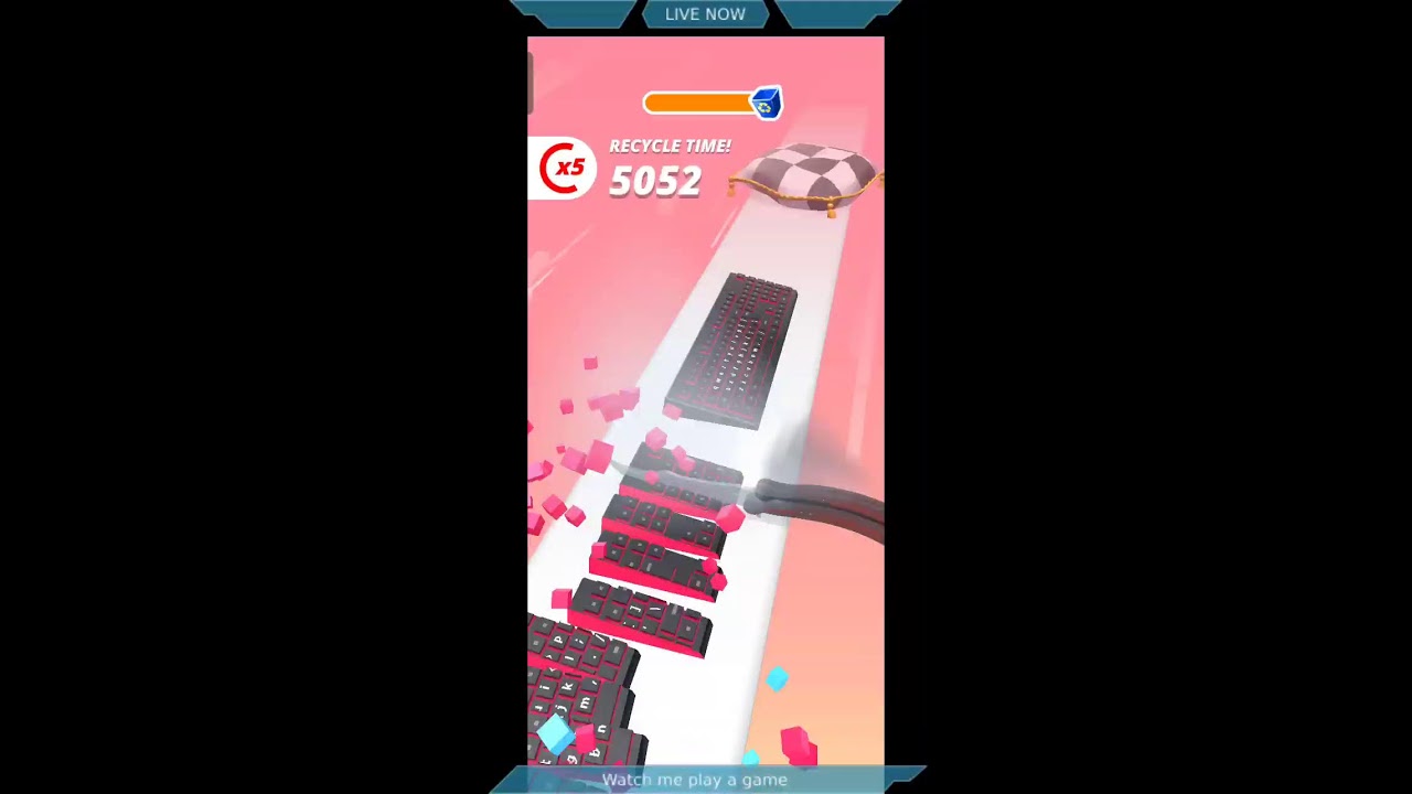 Perfect slices gameplay live 🥝🔪#live #shortslive