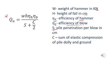 DYNAMIC FORMULAE -HILEYS FORMULAE