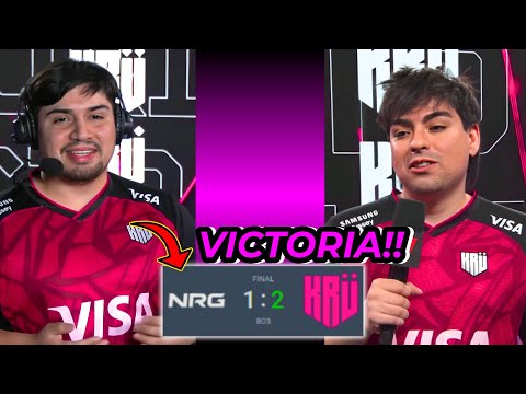 PALABRAS DE MELSER y ADVERSO tras VENCER y ELIMINAR a NRG y lograr AVANZAR en el KICK OFF