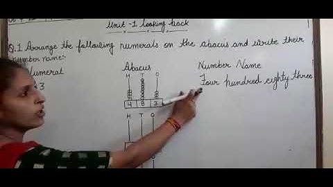 Class 3rd Maths Unit 1 Looking Back