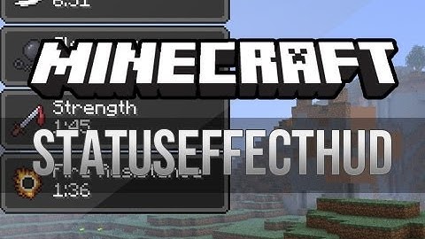 Minecraft: StatusEffectHUD Mod