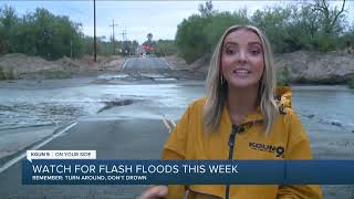 Flash flood in Oro Valley results in road closure