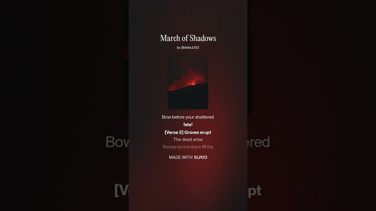 Индастриал-метал в духе немецкой тяжёлой сцены  March of Shadows 