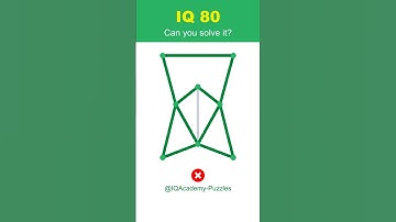 Q28 - Draw entire figure in one line, the line cannot overlap? #shorts