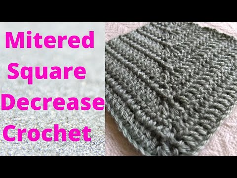 How to Make a Mitered Square with Double Crochet (DC) Decreases