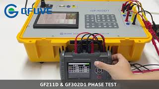 GF211D 20A/600V High Precision On-site Phase Angle Meter