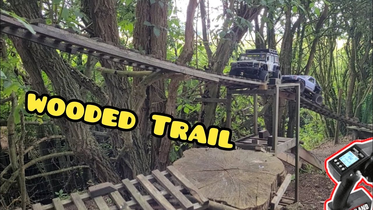 Wooded Trail 😃⛰️🪵at bridlington model boat society 