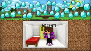 КАК МНЕ ПЕРЕЖИТЬ АЛМАЗНЫЙ ДОЖДЬ В МАЙНКРАФТ 100% троллинг ловушка minecraft