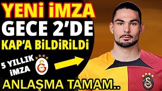 Galatasaray Kaptı Anlaşma Tamam... 5 Yillik İmza