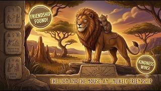 The Lion and the Mouse 🦁🐭 | A Tiny Hero Saves the King! (3D Animation)