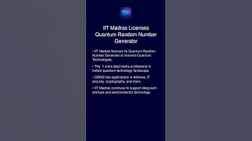 IIT Madras Licenses Quantum Random Number Generator
