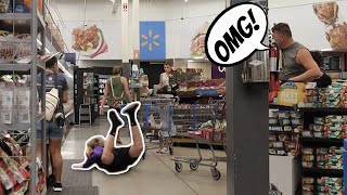 Smashing Pumpkins In Walmart Prank!