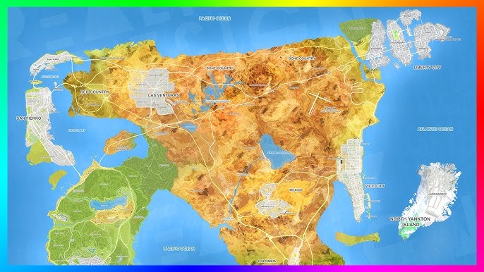 GTA 6 NEWS & LEAKS on X: Some others GTA 6 Map Locations Vs Real Life.  Credits. Dr1dex and the GTA VI Mapping Community.   / X