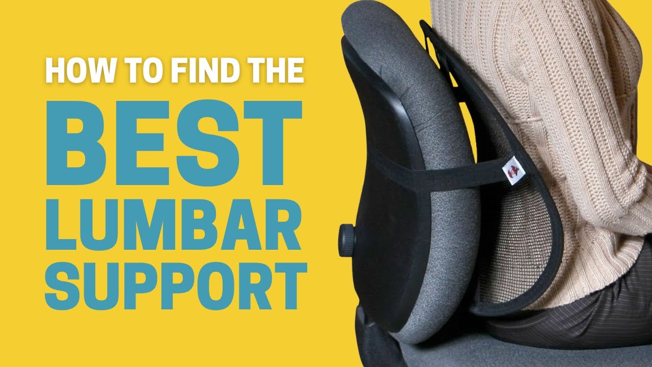 The Best Lumbar Support for Your Office Chair