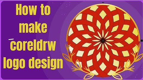 Create a coreldraw logo design on Canva#Youtube video.
