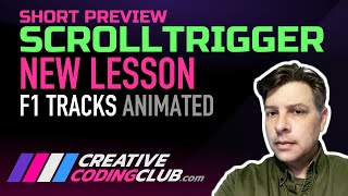 Sneak Peek: New lesson using ScrollTrigger and SVG Animation