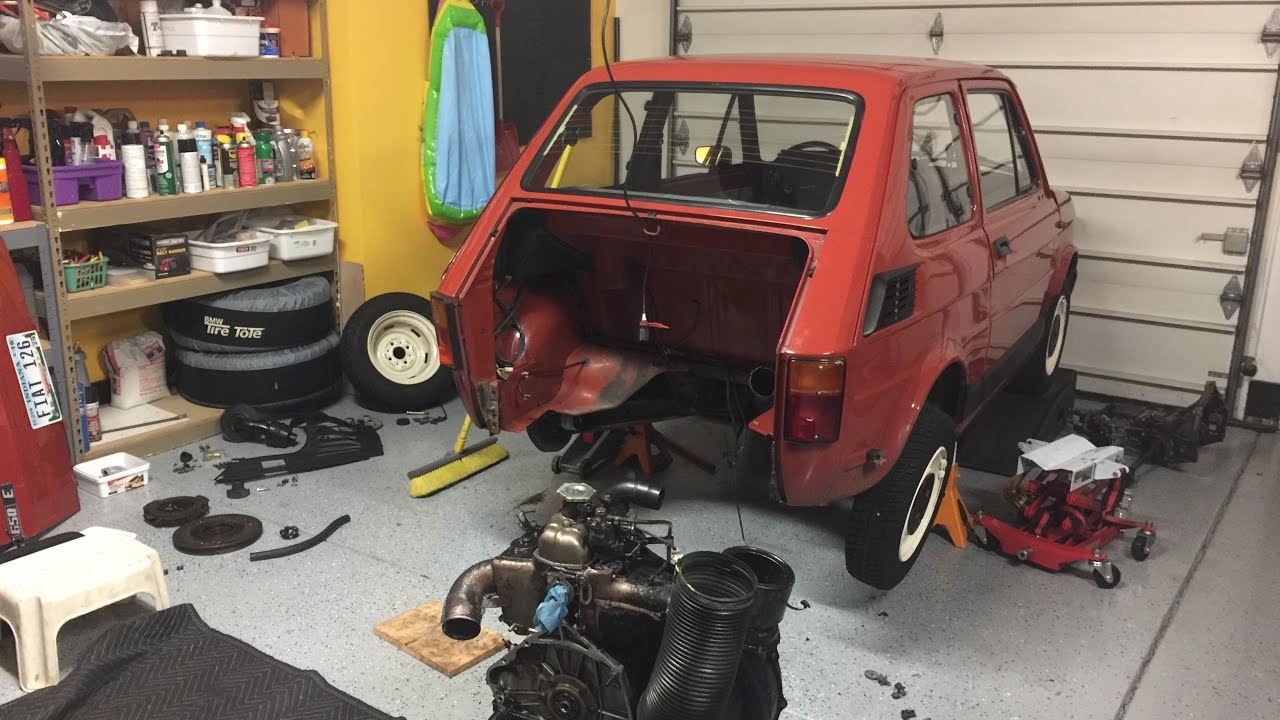 Fiat 126p in USA Episode 9 The Big Project Part II Engine and