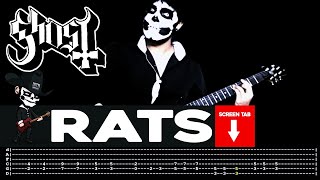【GHOST】[ Rats ] cover by Masuka | LESSON | GUITAR TAB chords