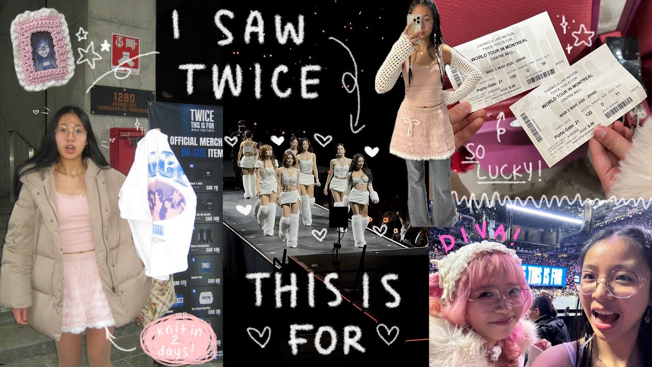 I WENT TO A TWICE CONCERT?! | making my outfit and freebies ⭐️