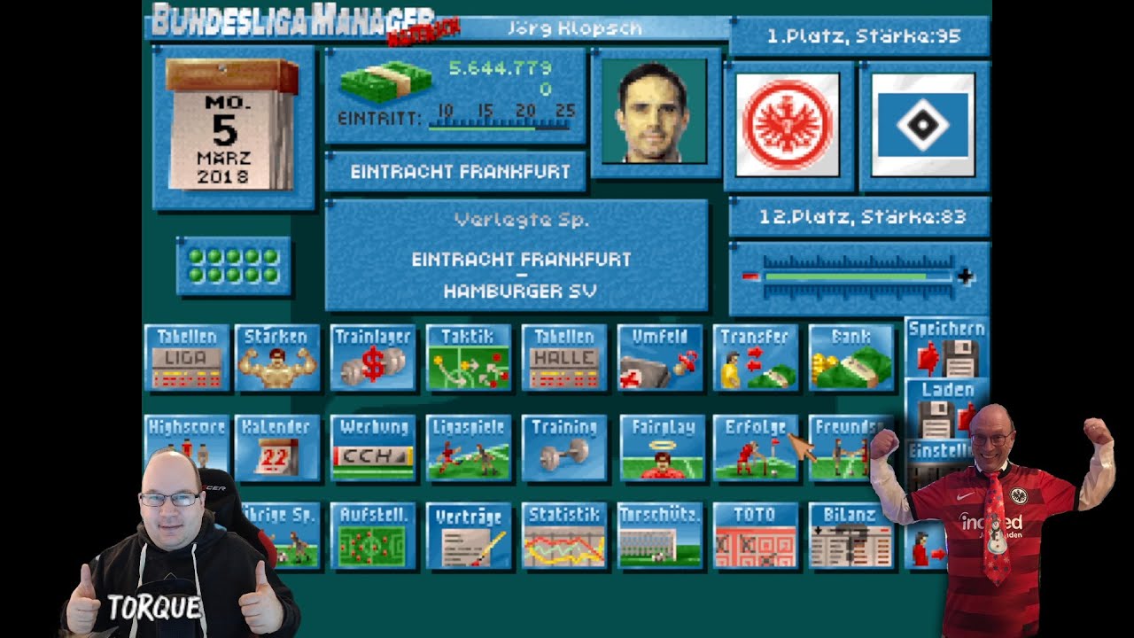 Lets Play Bundesliga Manager Hattrick (für mein Vater, der Eintracht Frankfurt Fan)