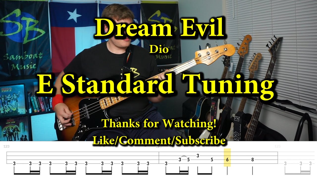 Dream Evil - Dio (Bass Cover with Tabs)