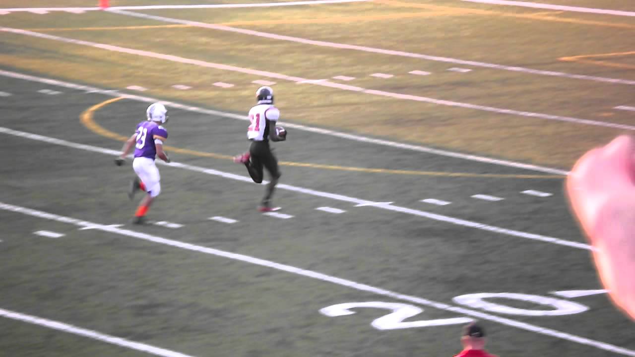 Tony Evans connects with Logan Crockett in game against Butler September 2nd