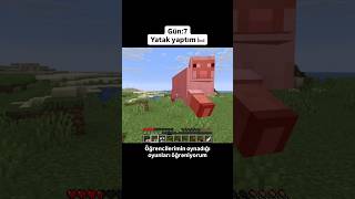 Öğrencilerimin oynadığı oyunları öğreniyorum. Gün:7 #minecraft #minecraftshorts #akım #oyuncu #gamer