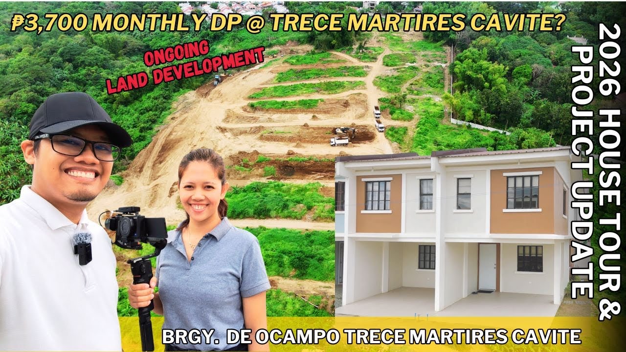 AFFORDABLE PRESELLING TOWNHOUSE @ Trece Martires Cavite | Only ₱3,700 Monthly DP | Near City Proper!