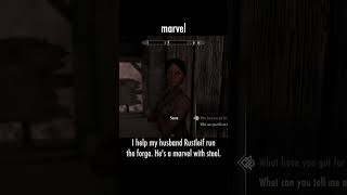 marvel — The Elder Scrolls V: Skyrim dialogue scene