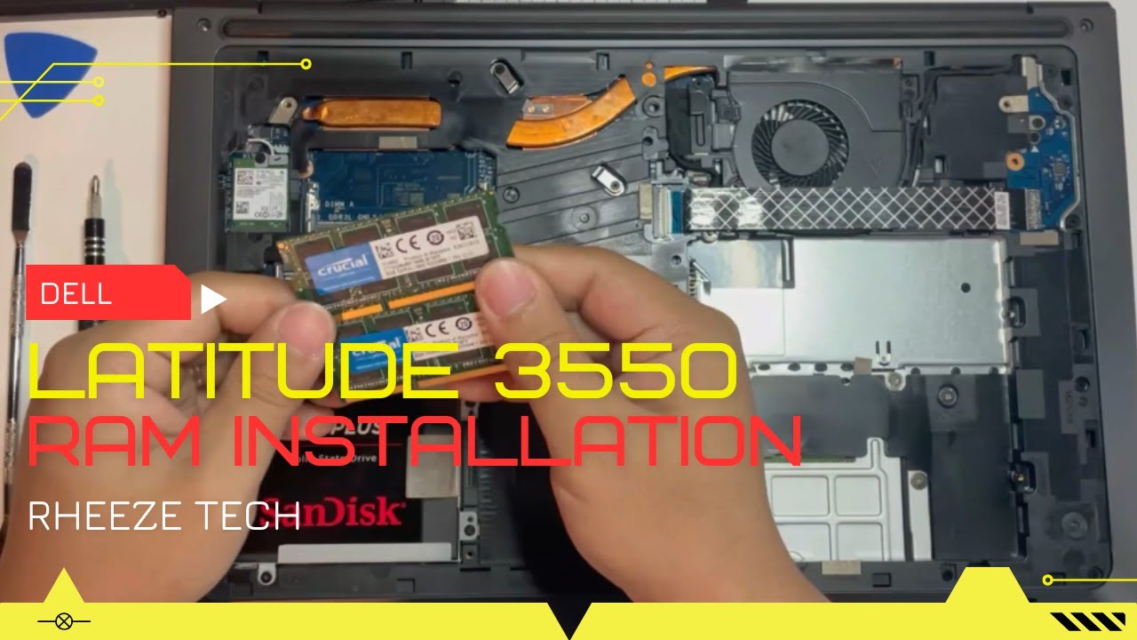Dell Latitude 3550 RAM Installation (2025 Tutorial)