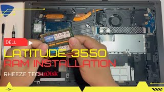 Dell Latitude 3550 RAM Installation (2025 Tutorial)