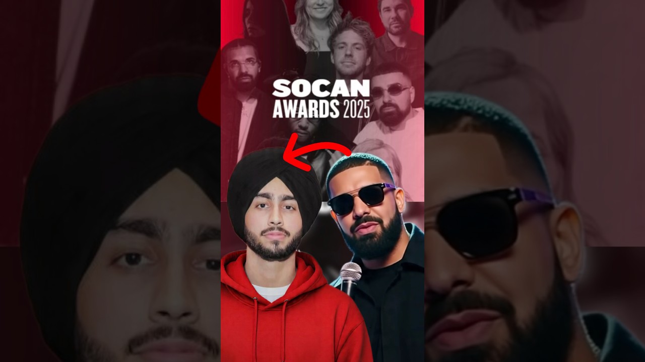 Shubh First Punjabi Artist who Won Drake’s Level Socan Awards 2025