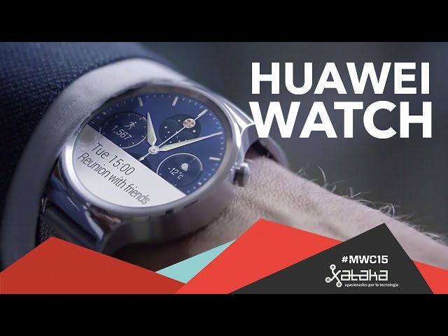 Así es la competencia del Apple Watch MWC2015: Así funciona el reloj inteligente de Guess YouTube