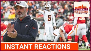 IMMEDIATE REACTIONS to the Cleveland Browns UGLY loss to the Kansas City Chiefs