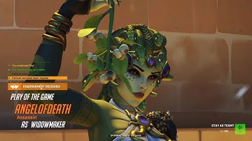 First POTG of this season! (Overwatch 2 Season 5) Widowmaker POTG