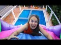 24 HORAS en un Inflable con Piscina