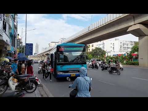 Video Tuyến 22C: Bến xe Giáp Bát - Khu đô thị Dương Nội | Xe... - youtube