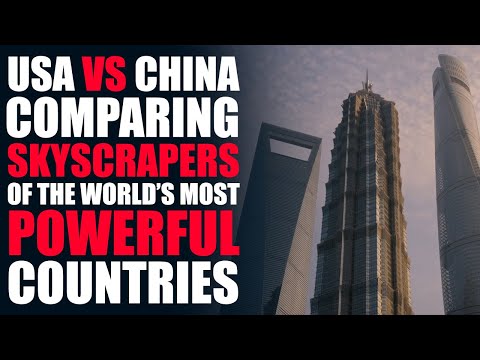 USA vs. Kína: A világ legerősebb országainak felhőkarcolóinak összehasonlítása