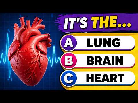 How Well Do You Know the Human Body?🧠 Can You Pass This Human Body Quiz? 📚