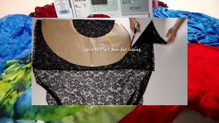 How To Make Dance Skirt Lace Warm Up Skirt Video