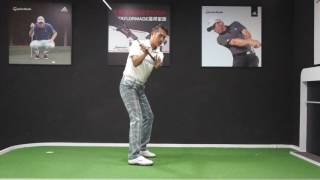 Pro Am Golf Academy 雙手分開握 練習維持正確的揮桿平面與桿面