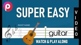 GUITAR TABS - HOW TO PLAY oru iniya manathu GUITAR - SUPER EASY - SLOW