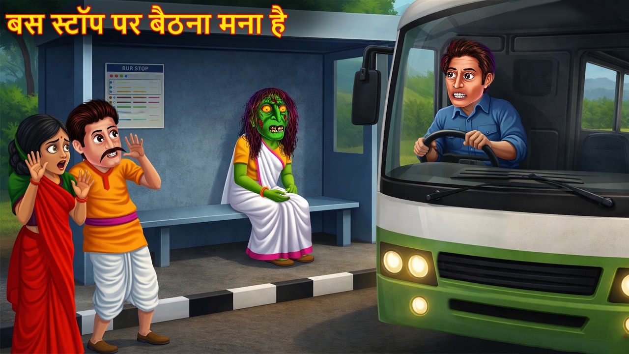 बस स्टॉप पर बैठना मना है | Haunted Bus Stop | Horror Stories | Stories | Chudail Ki Kahaniya | Story