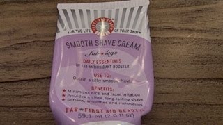 Review First Aid Smooth Shave Cream And Tip