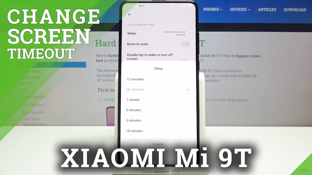 How to Change Screen Timeout in XIAOMI Mi 9T – Configure Screen Timeout