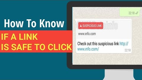 How to check if a web link is safe without CLICKING it