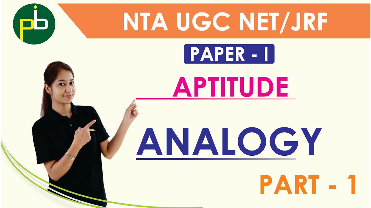 UGC NET/JRF PAPER-I (Reasoning) Analogy (Part 1)