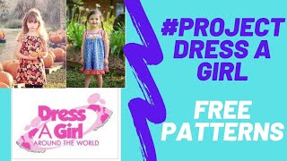 Free Patterns for the #DressAGirlProject