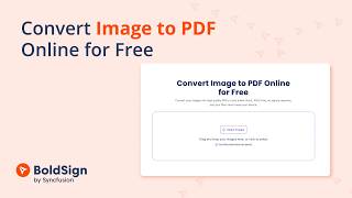 Convert Image to PDF Online for Free