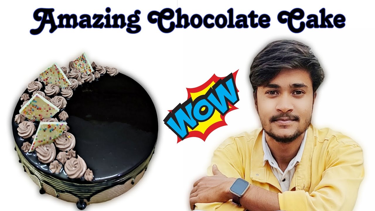 Eggless Chocolate Truffle Cake Recipe New Chocolate Design बिना अंडा का YouTube
